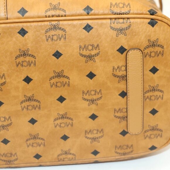 MCM Reversible Liz Shopper in Visetos - Cognac - Picture 15 of 16